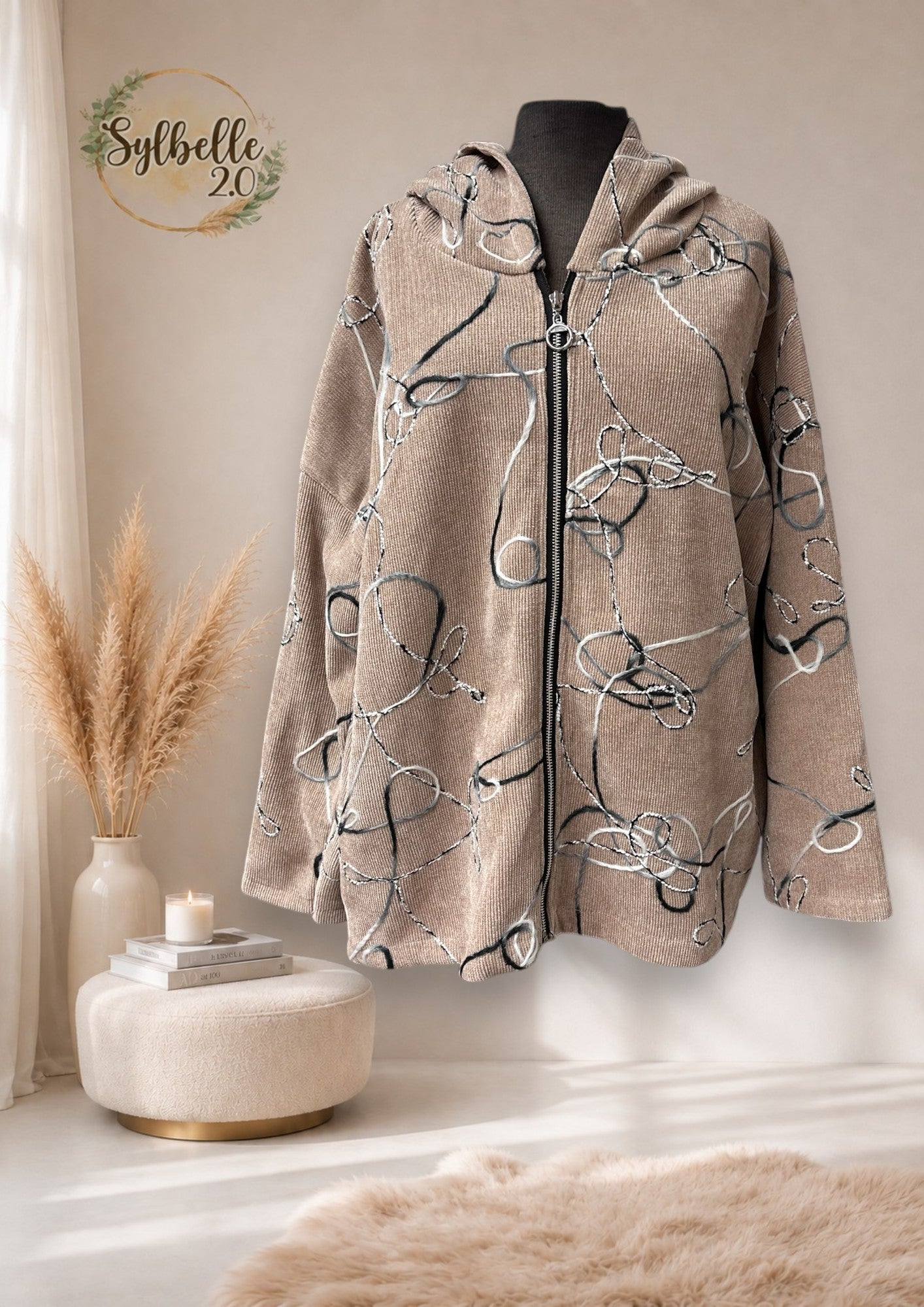 Veste à capuchon