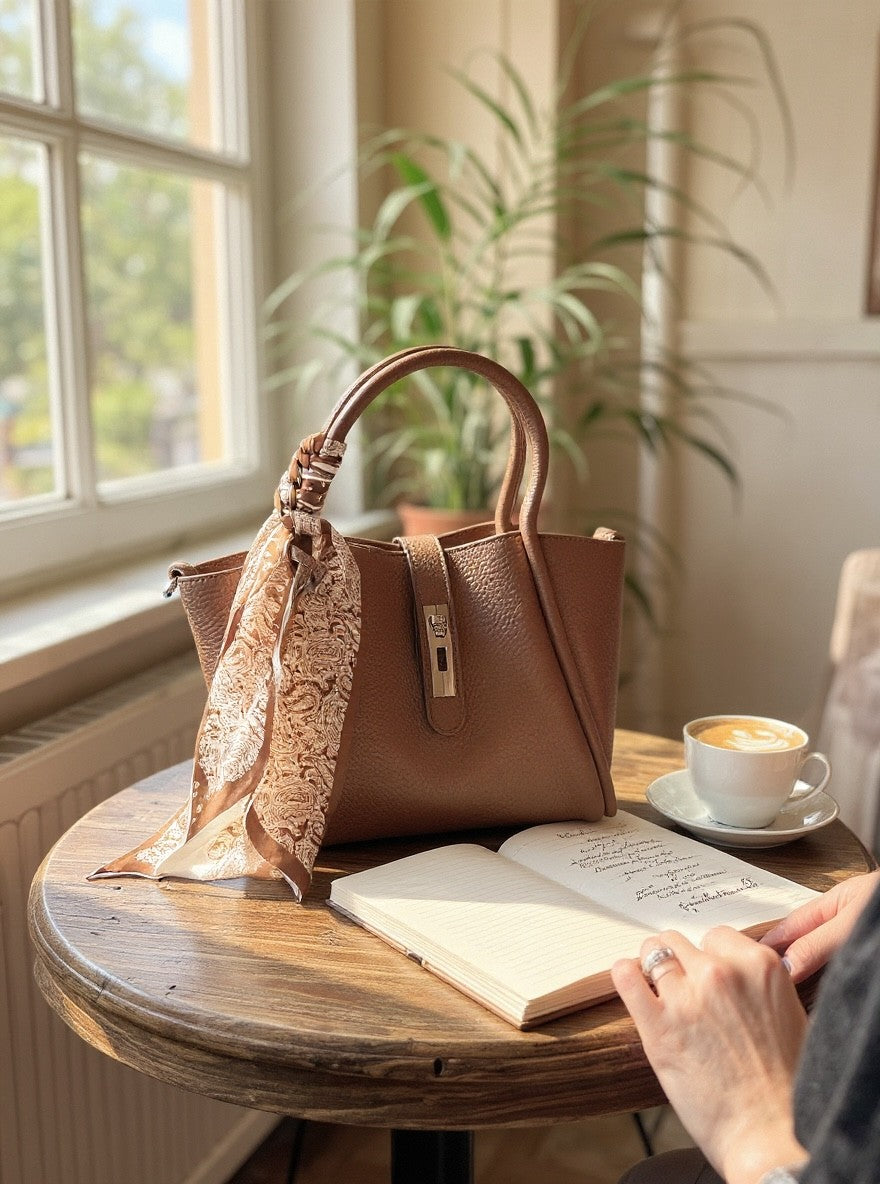 Sac à main avec foulard