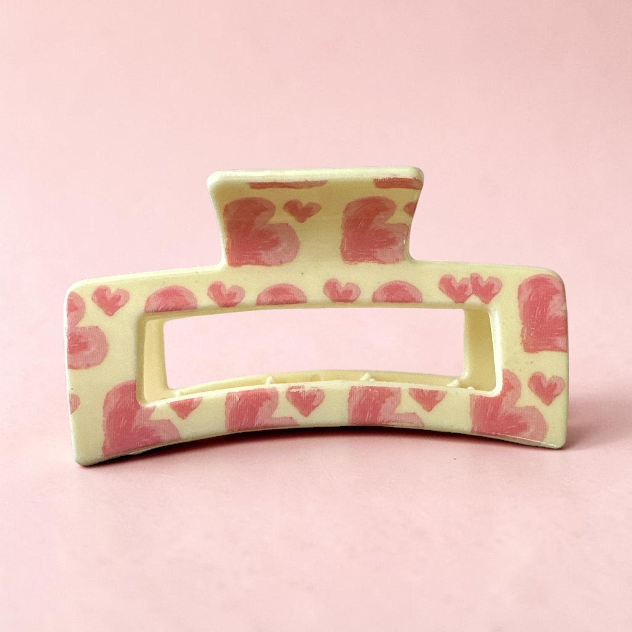 Pince à cheveux (motif coeur)