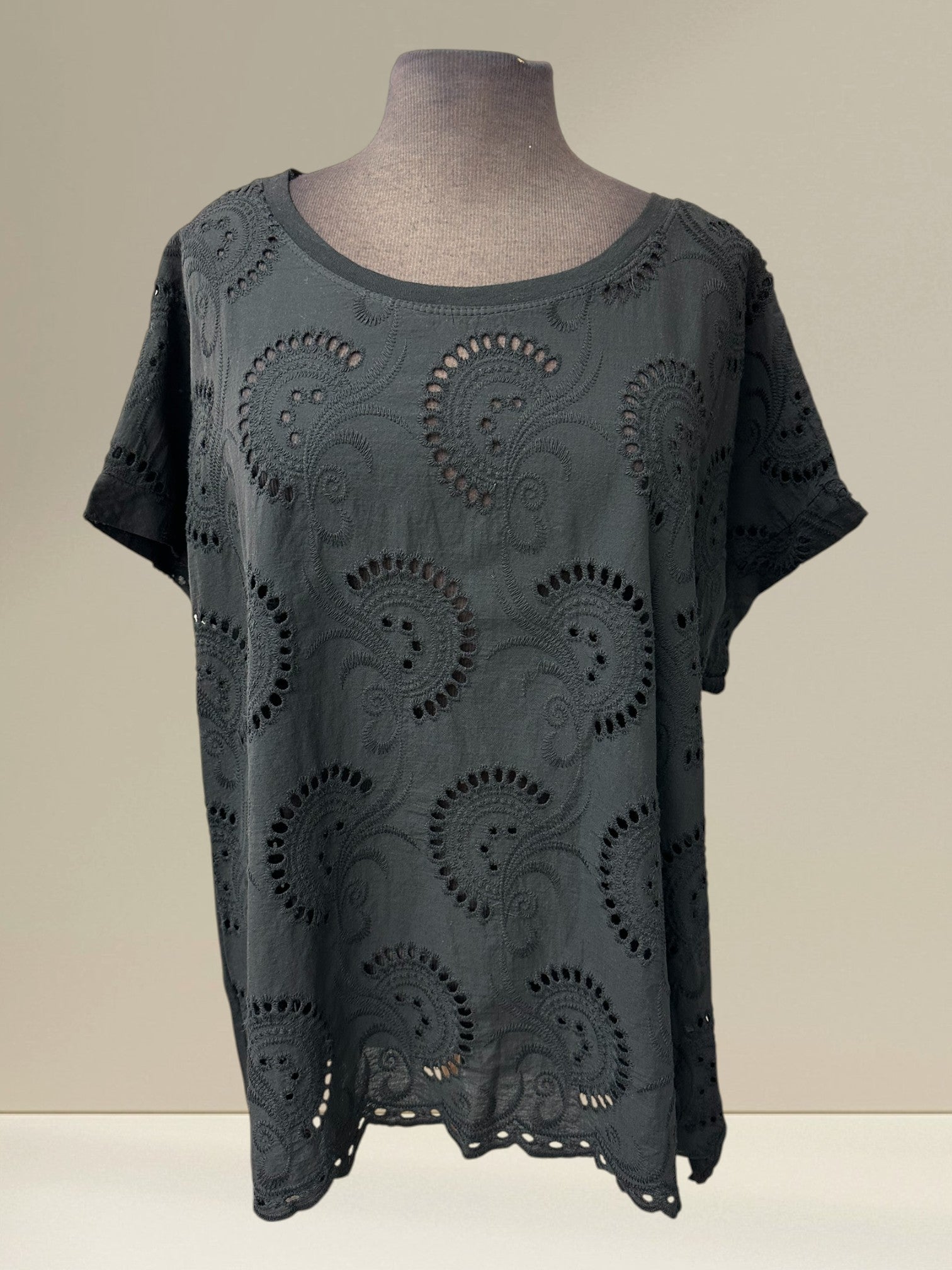 T-shirt de dentelle