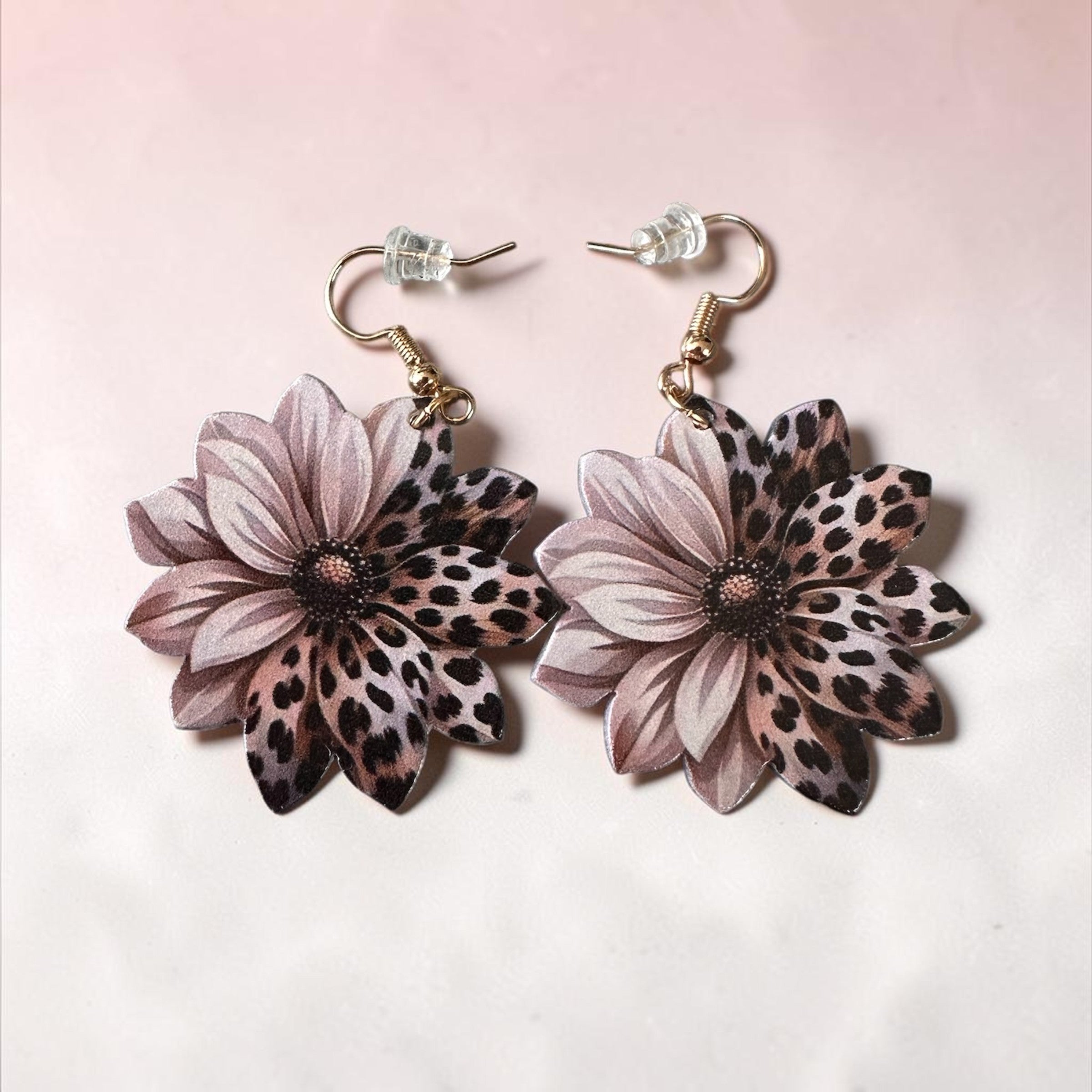 Boucle d'oreille fleurs