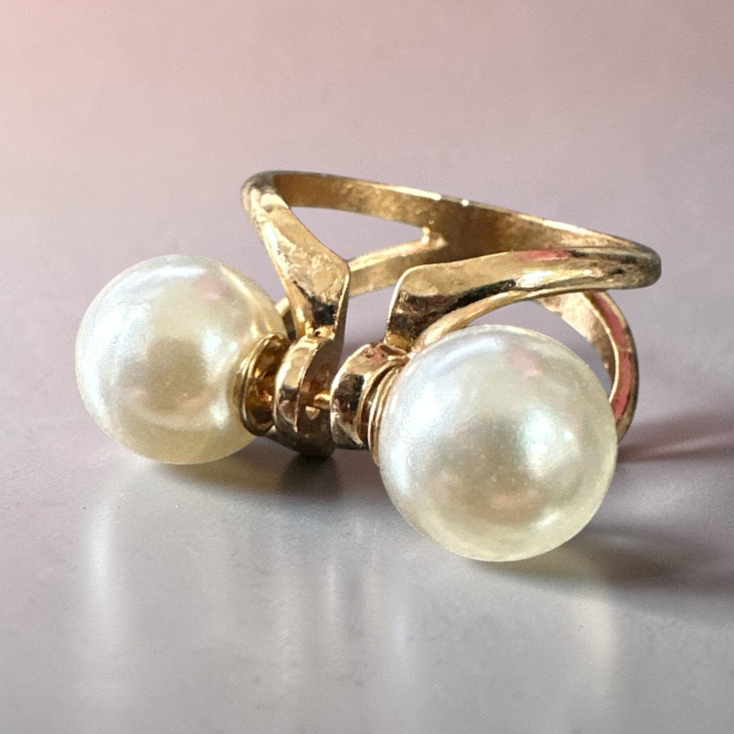 Bague pour foulard (2 Perles)