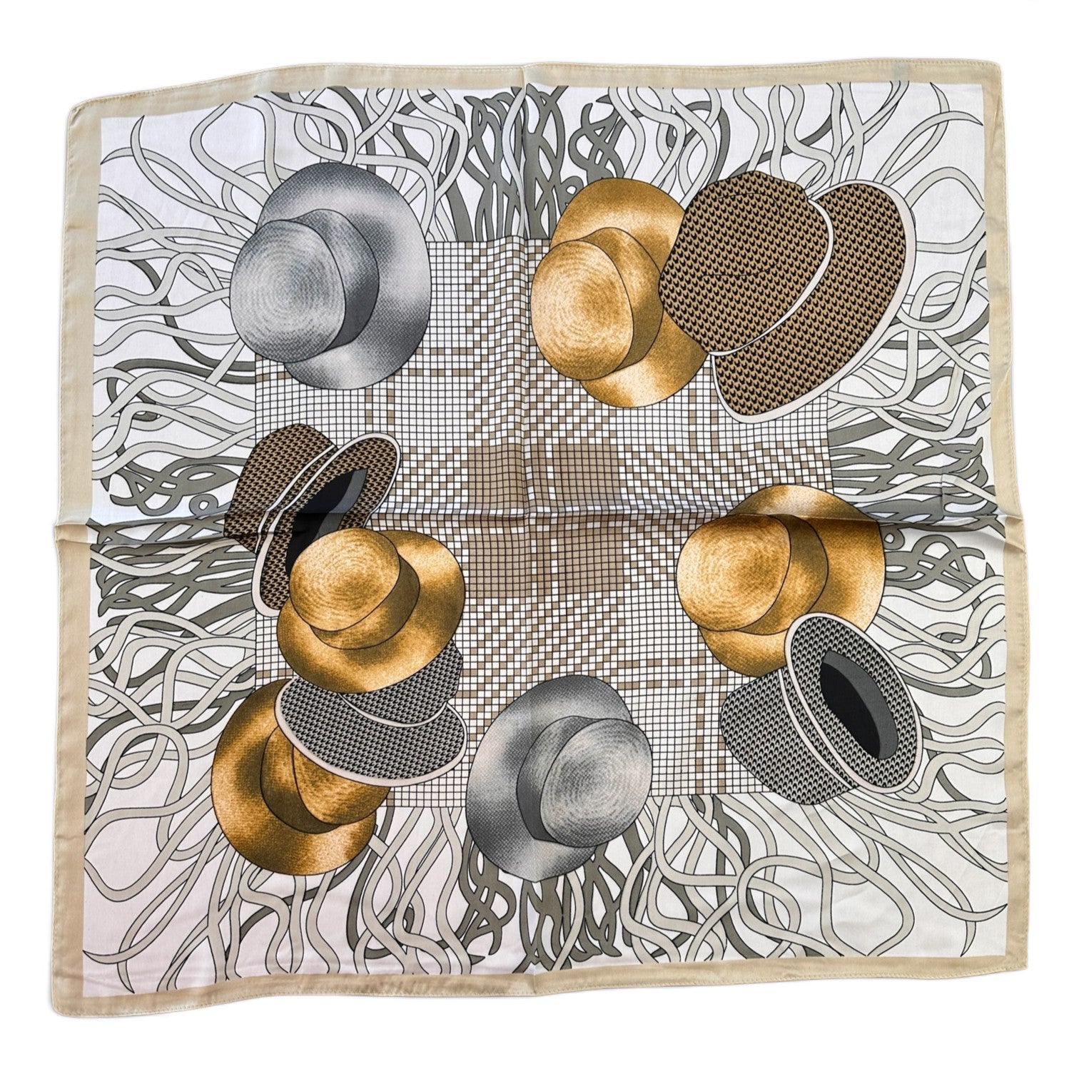 Foulard carré (satiné)