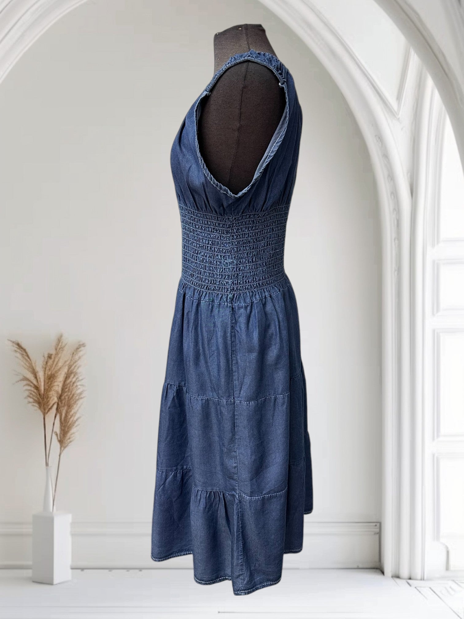 Robe sans manche en tencel