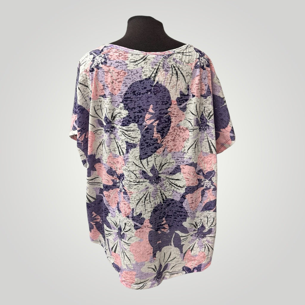 T-shirt fleuris