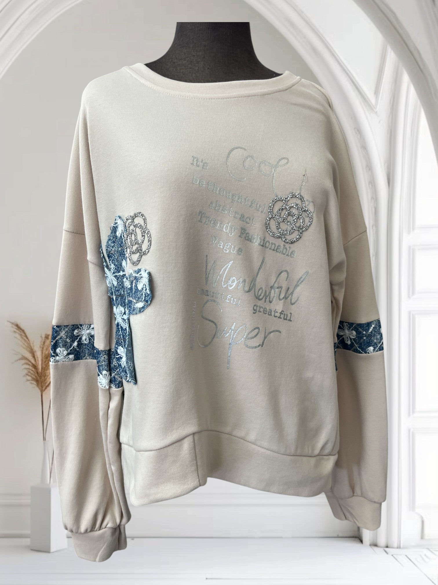 Chandail (Patch en jeans)