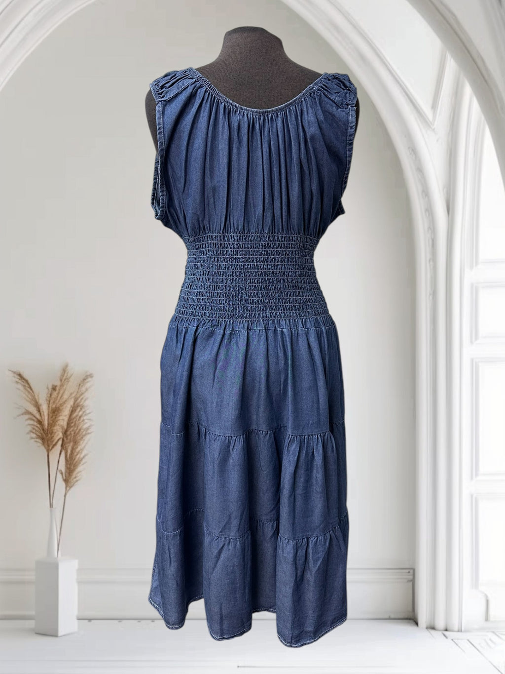 Robe sans manche en tencel