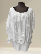 Blouse de soie