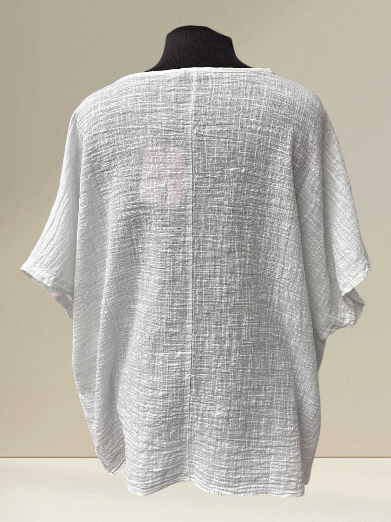 Blouse avec broderies et dentelle