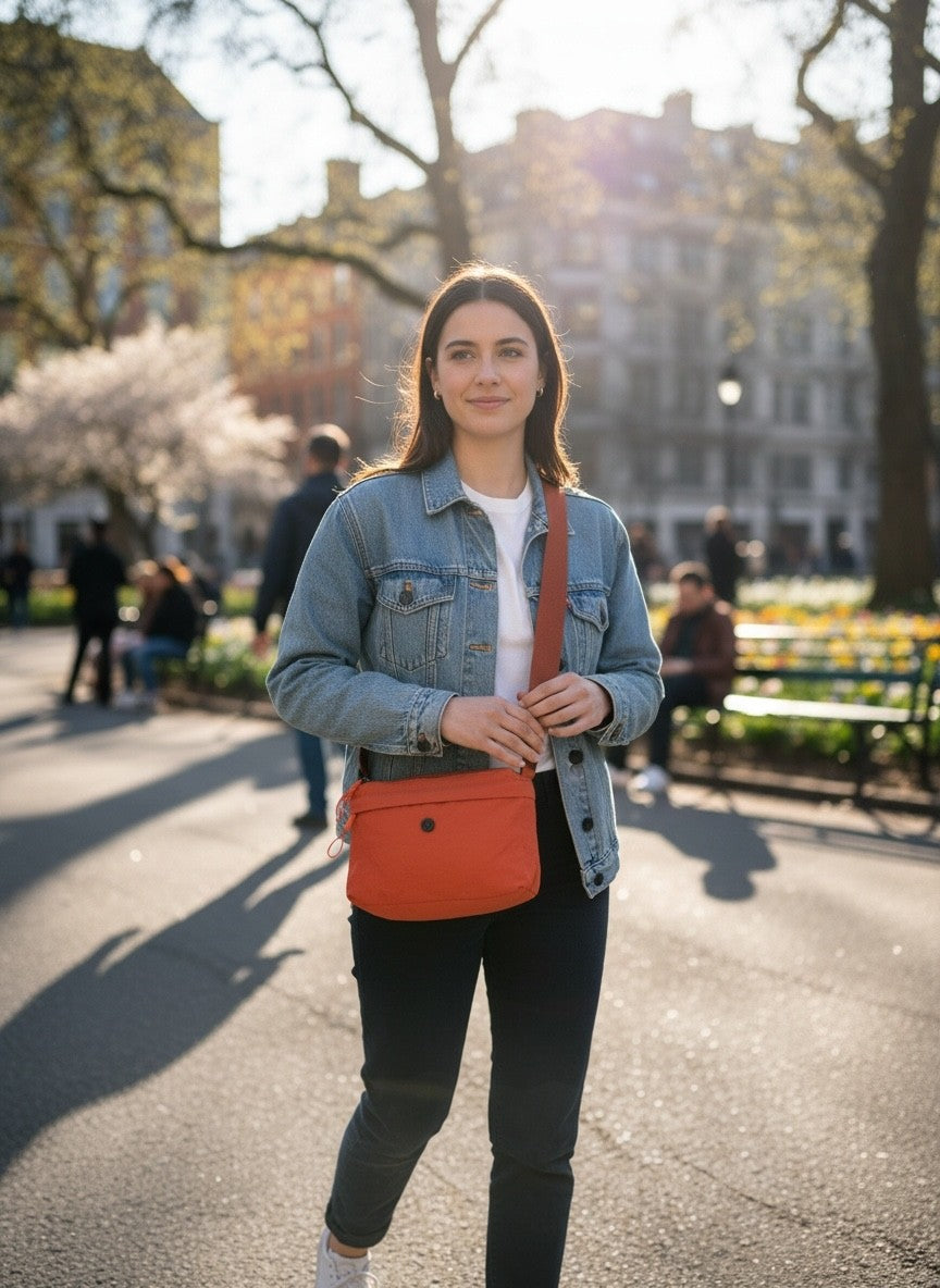 Sac bandoulière à 3 compartiments