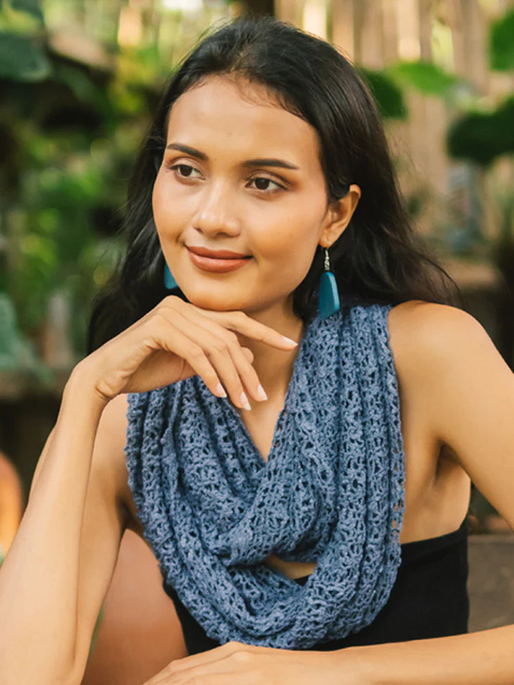 Foulard en maille légère (infini)