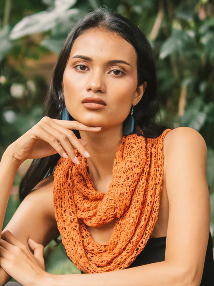 Foulard en maille légère (infini)