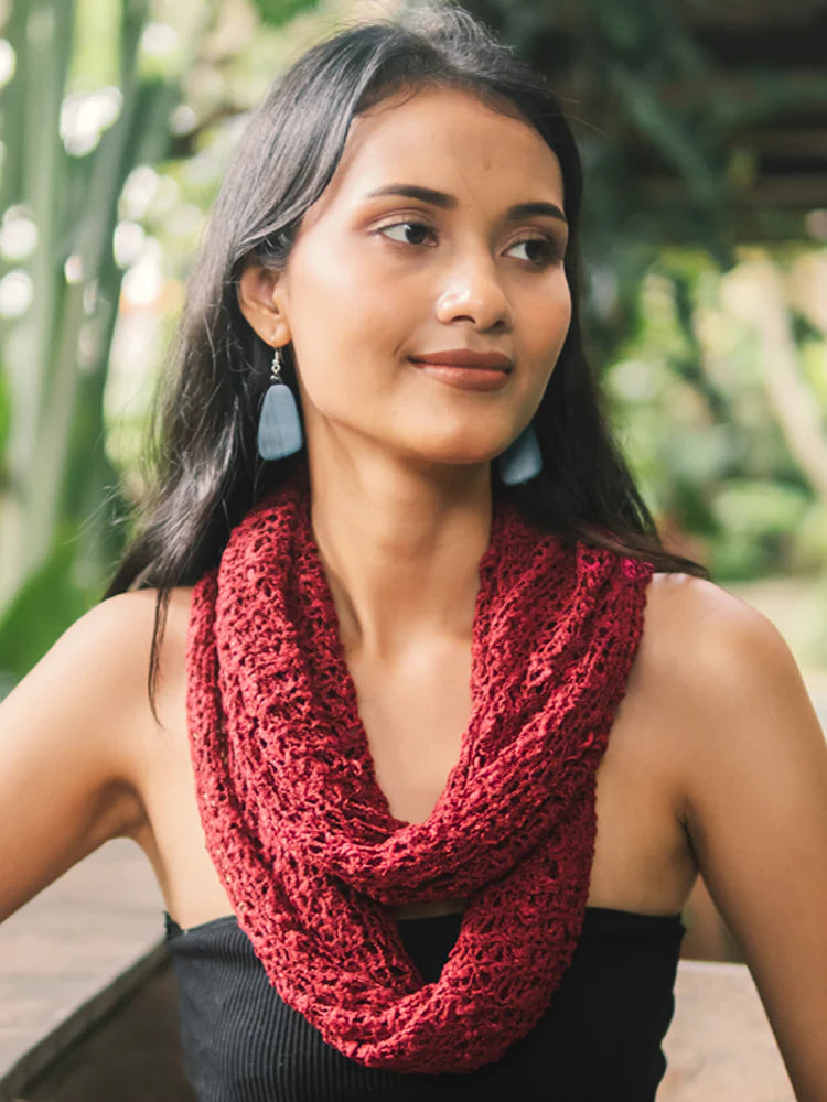Foulard en maille légère (infini)
