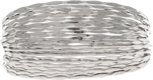 Bracelet martelé argent