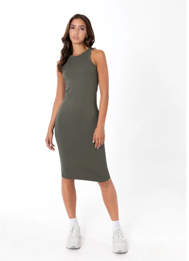 Robe Débardeur Côtelée En Bambou ( C est Moi )