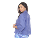 Veste en lin avec volants Tango Mango