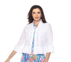 Veste en lin avec volants Tango Mango