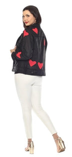 Veste en lin Tango Mango (cœurs rouges)