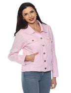 Veste en lin avec stud Tango Mango