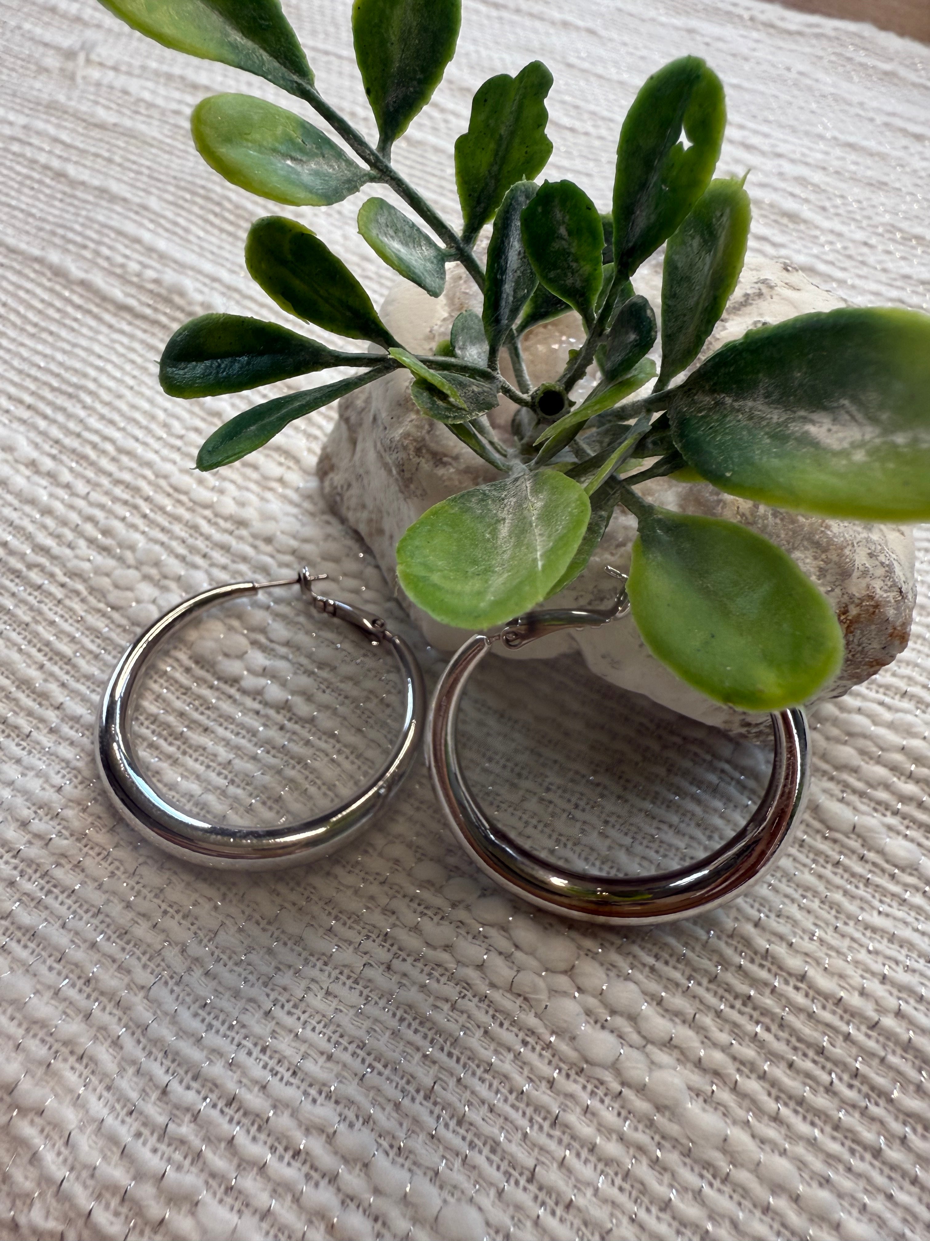 Boucle d'oreille en stainless