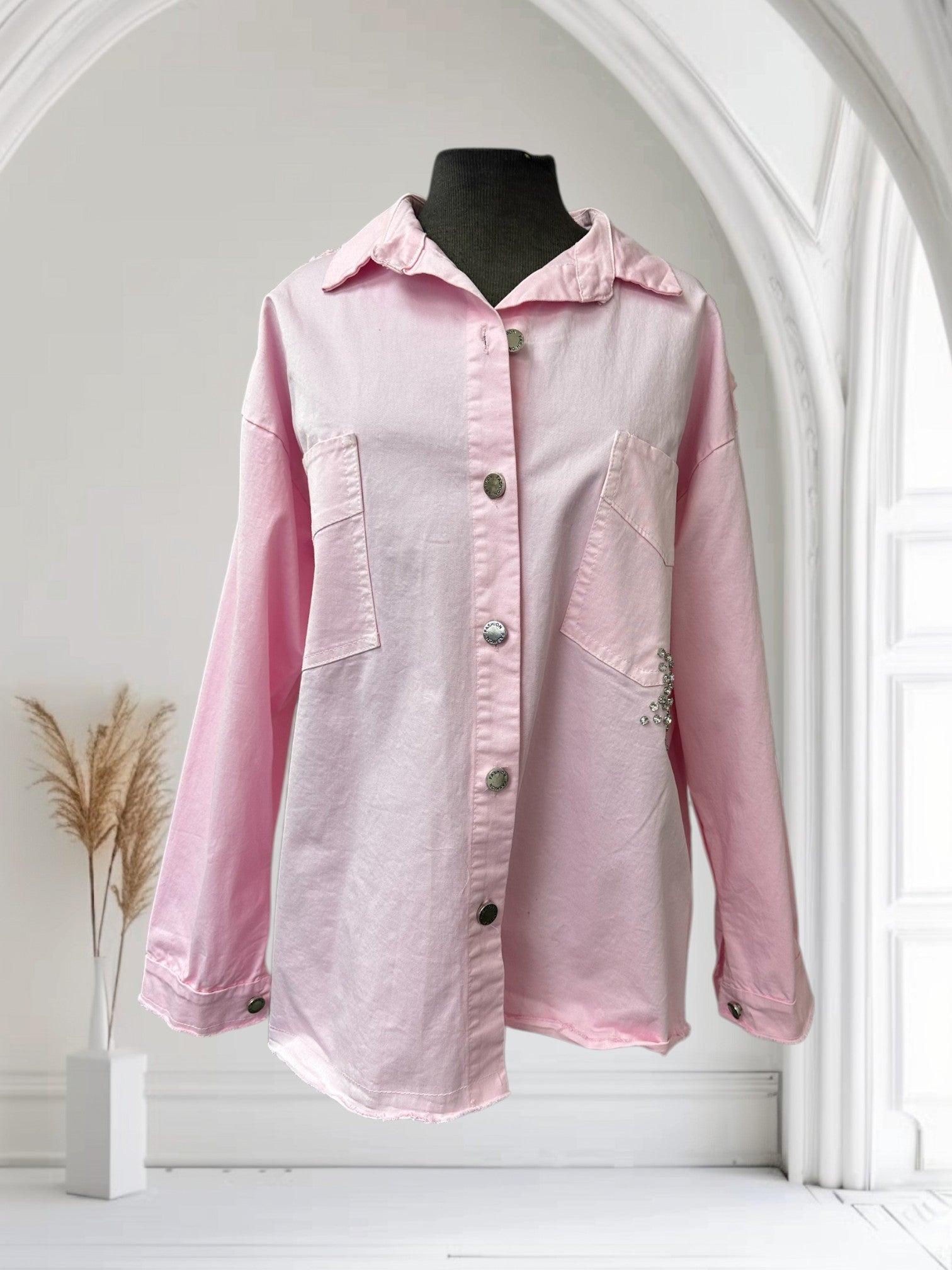 Veste en jeans de couleur