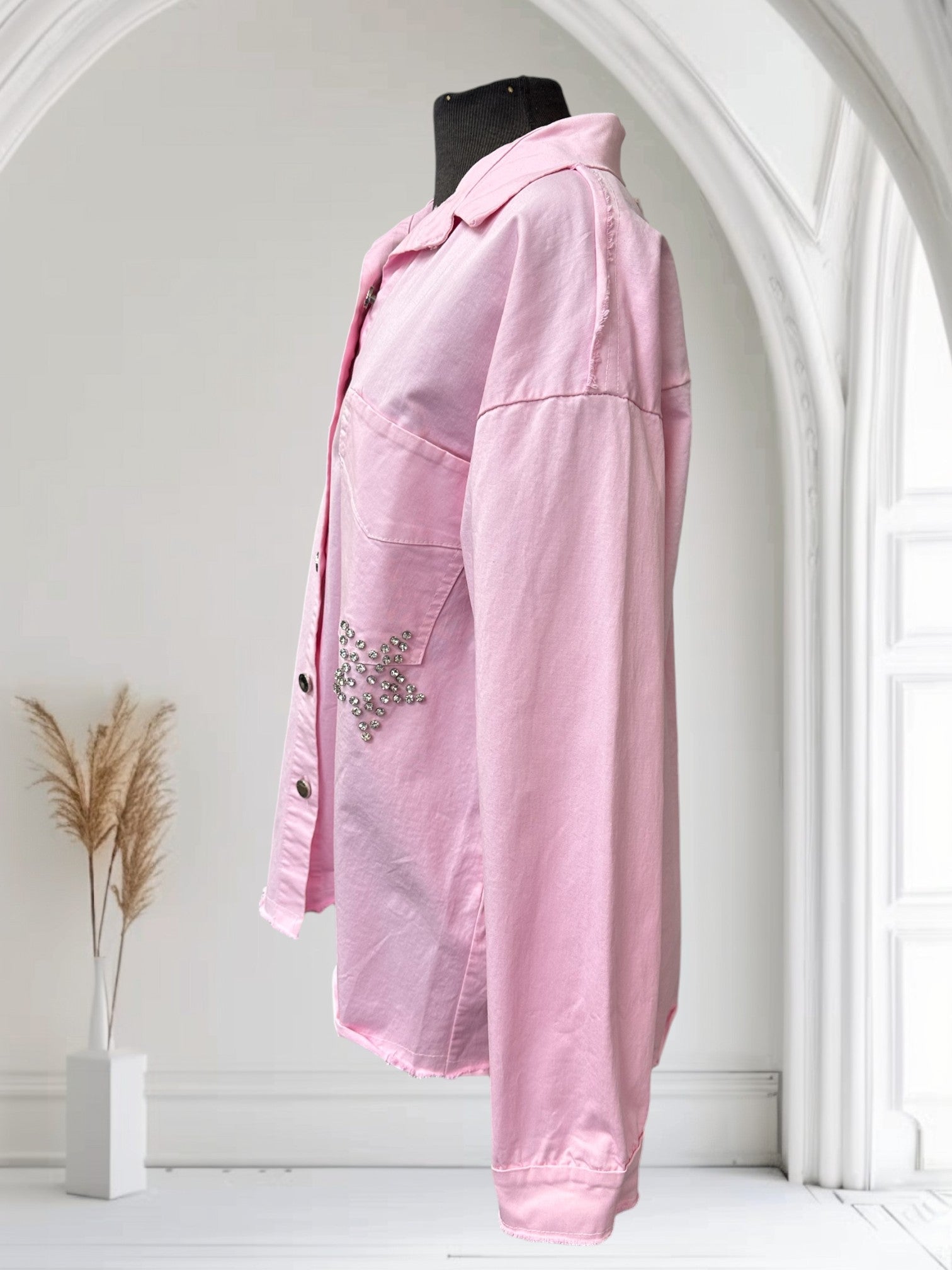 Veste en jeans de couleur