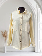 Veste en jeans de couleur