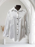 Veste en jeans de couleur
