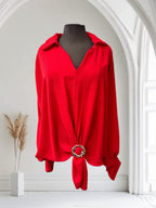 Blouse (avec bijoux ceinture)