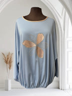 Chandail (fleur brillante)