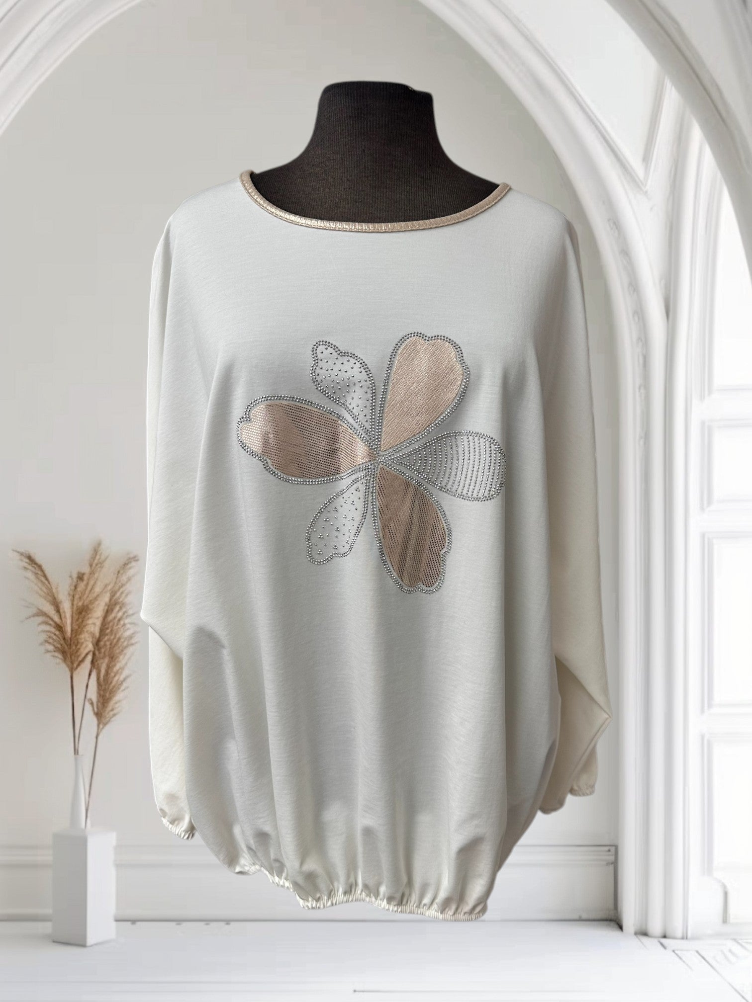 Chandail (fleur brillante)