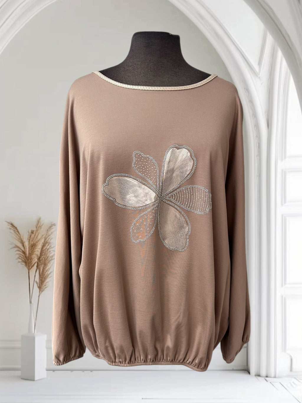 Chandail (fleur brillante)