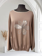 Chandail (fleur brillante)