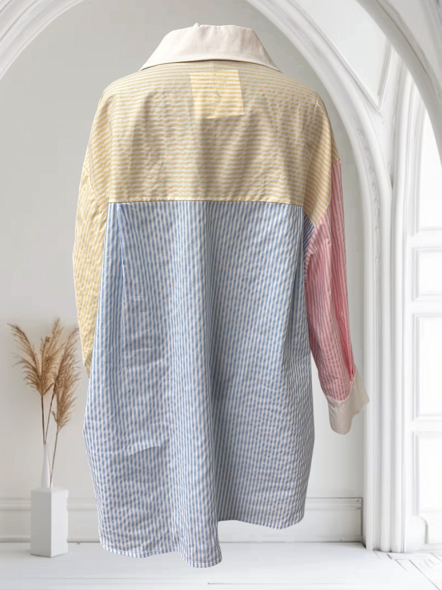 Blouse rayé multicolore