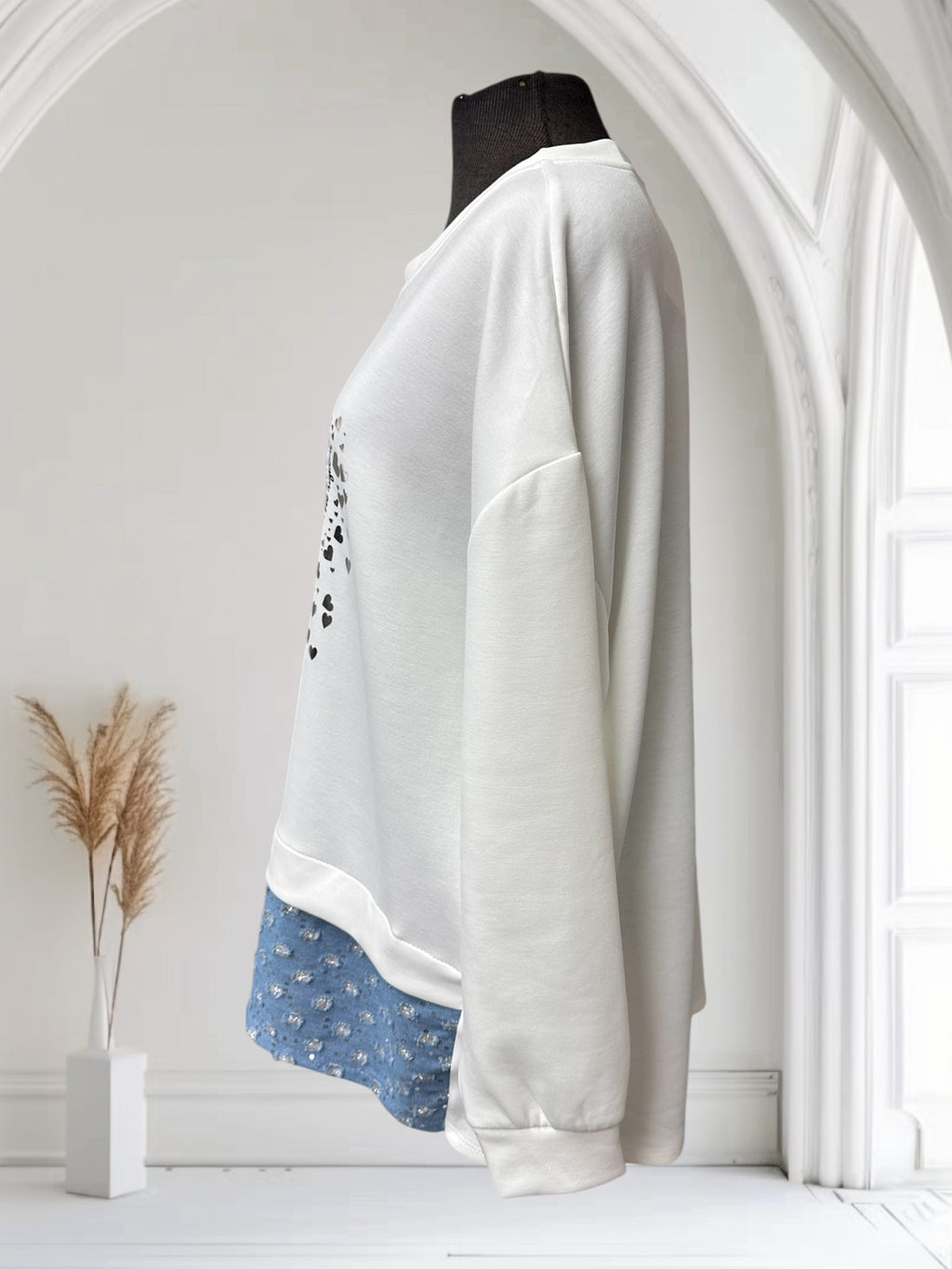 Chandail (cœur en jeans)