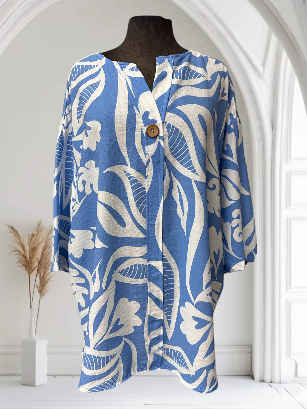 Blouse (motif floral)