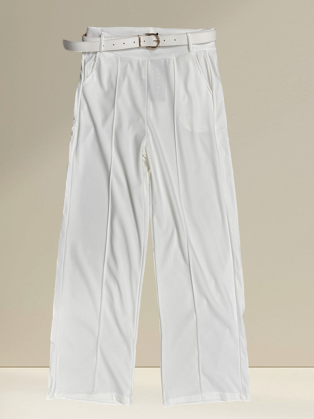 Pantalon avec ceinture