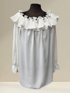 Blouse avec frison