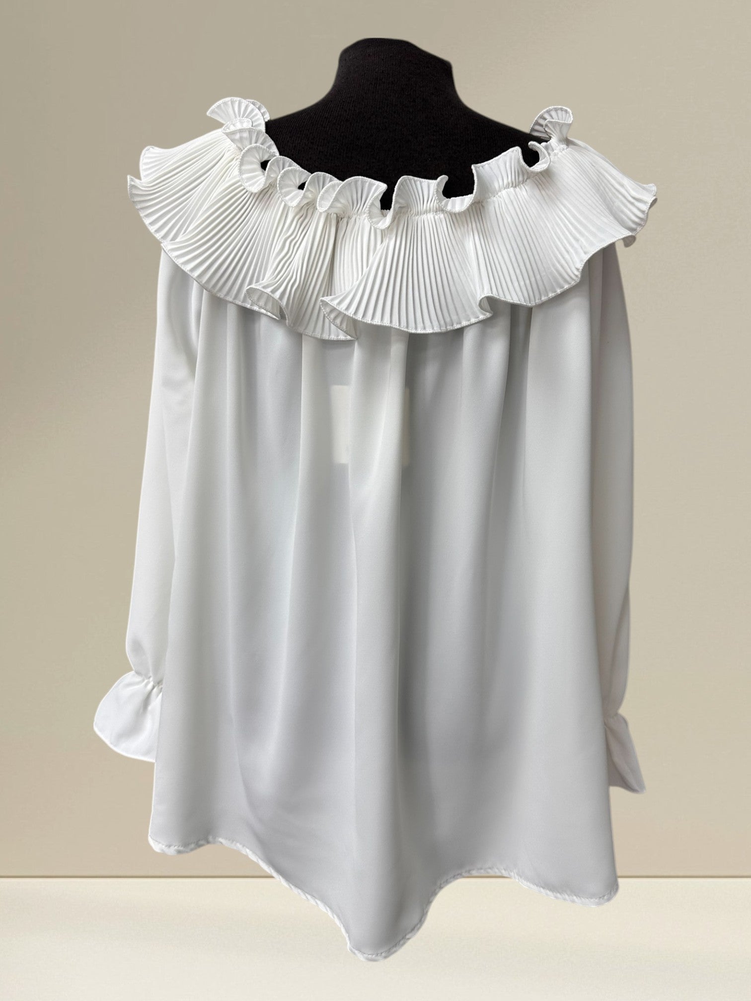 Blouse avec frison