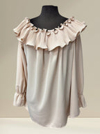 Blouse avec frison