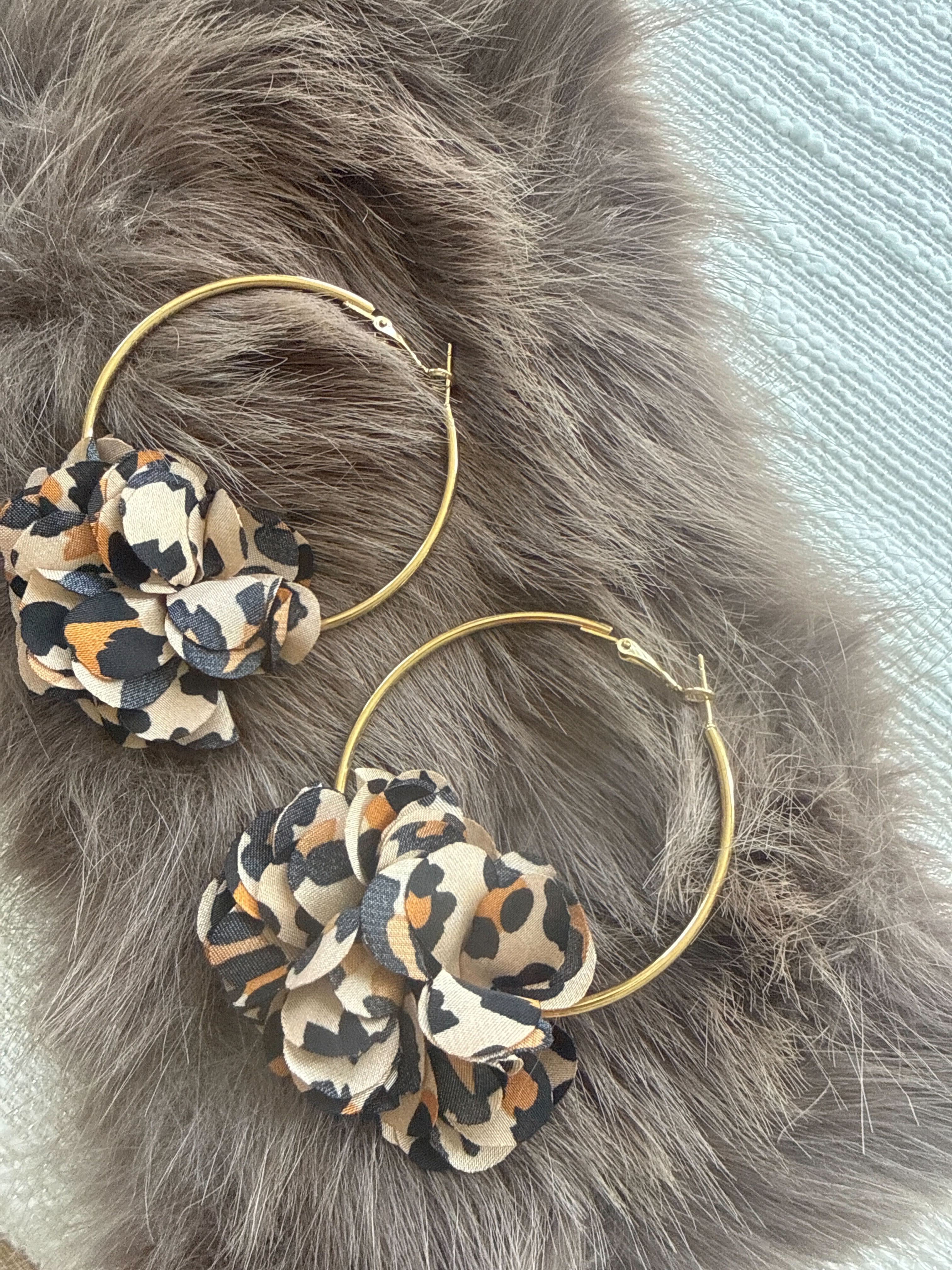 Boucles d'oreilles (Léopard)
