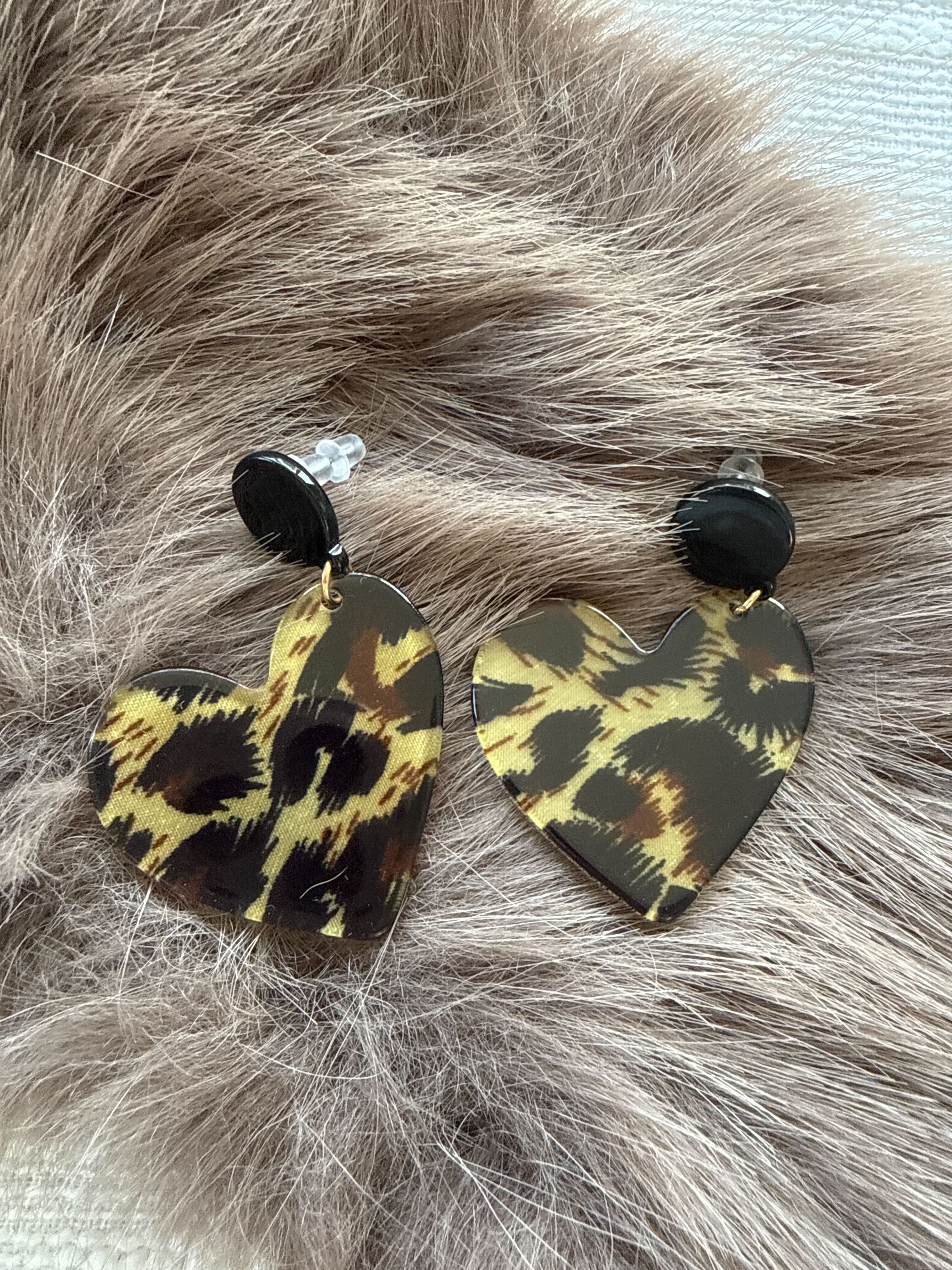 Boucles d'oreilles (Léopard)