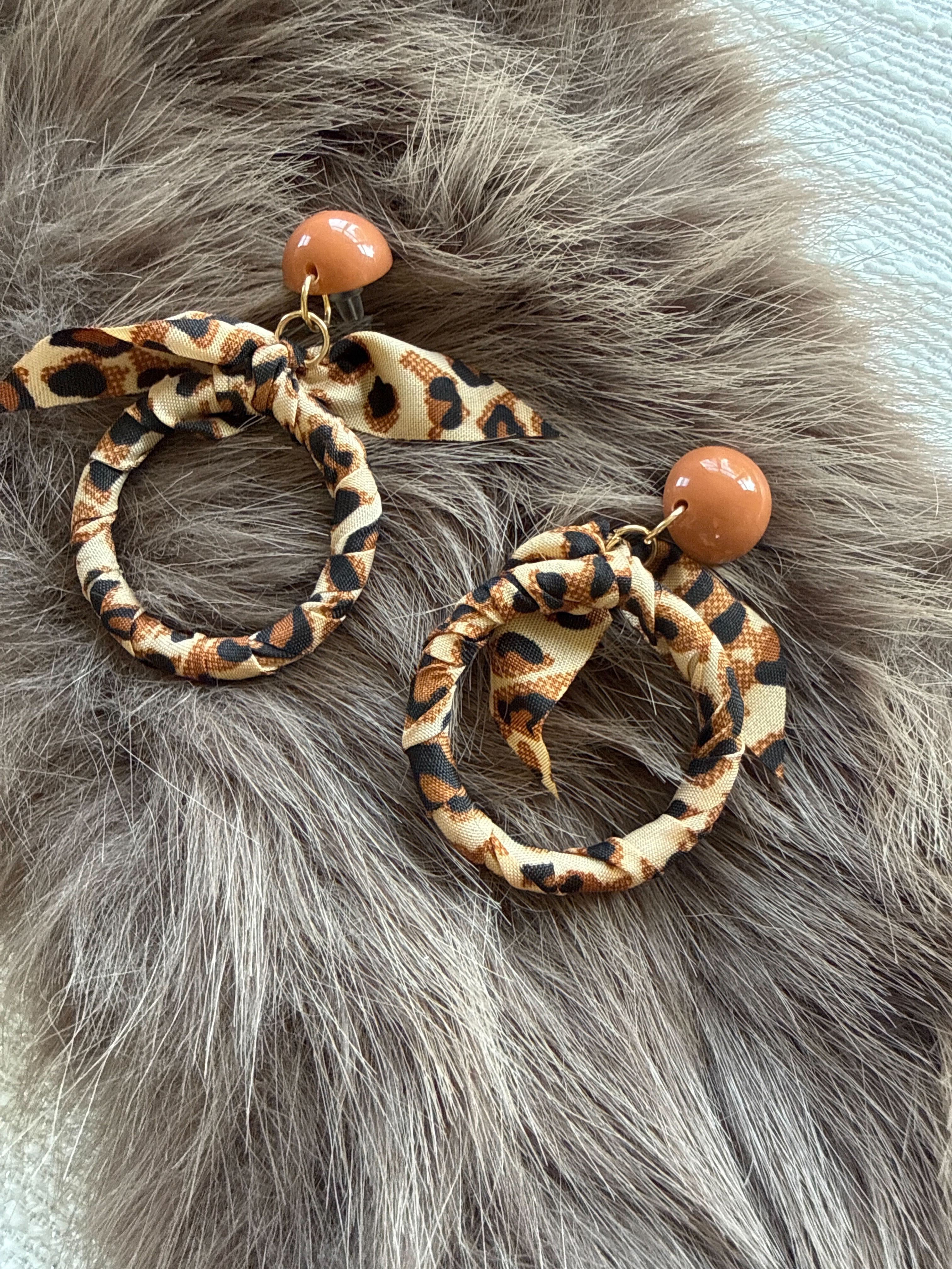 Boucles d'oreilles (Léopard)