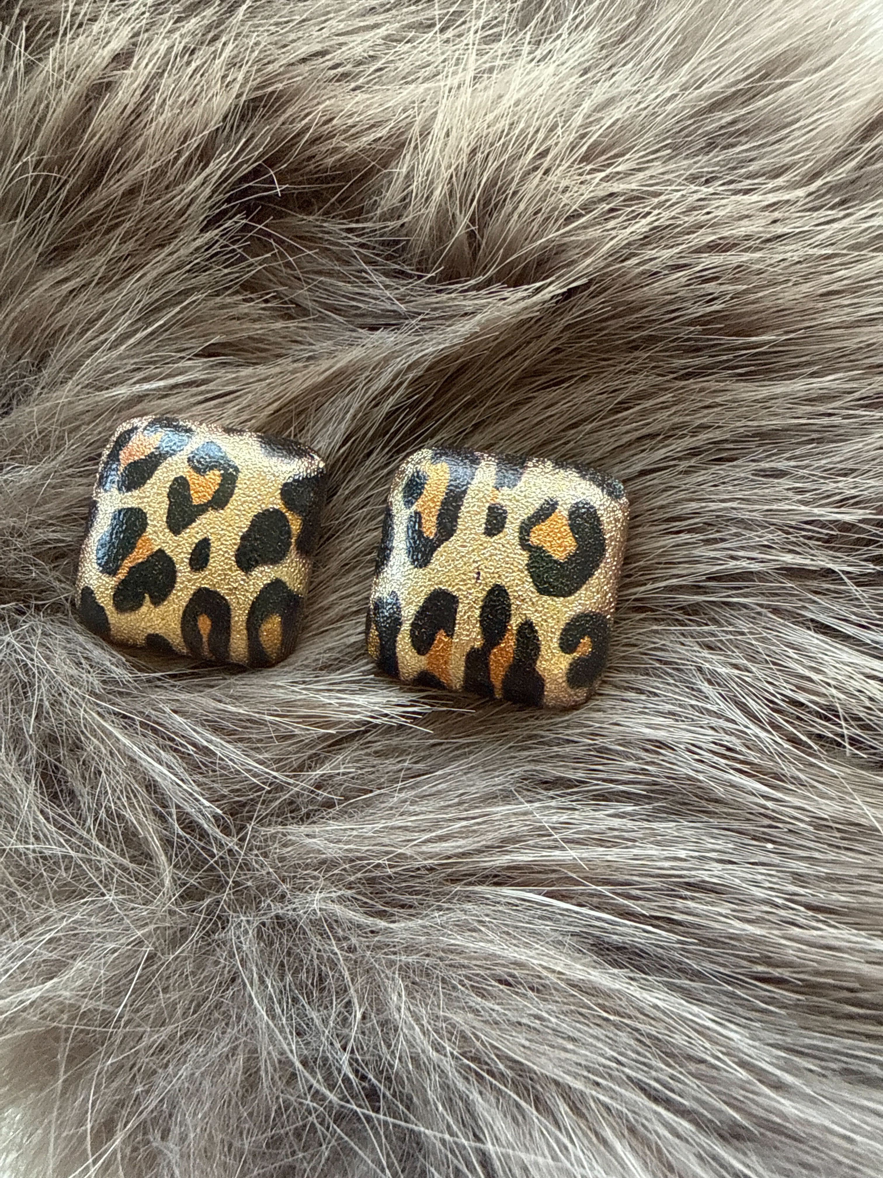 Boucles d'oreilles (Léopard)