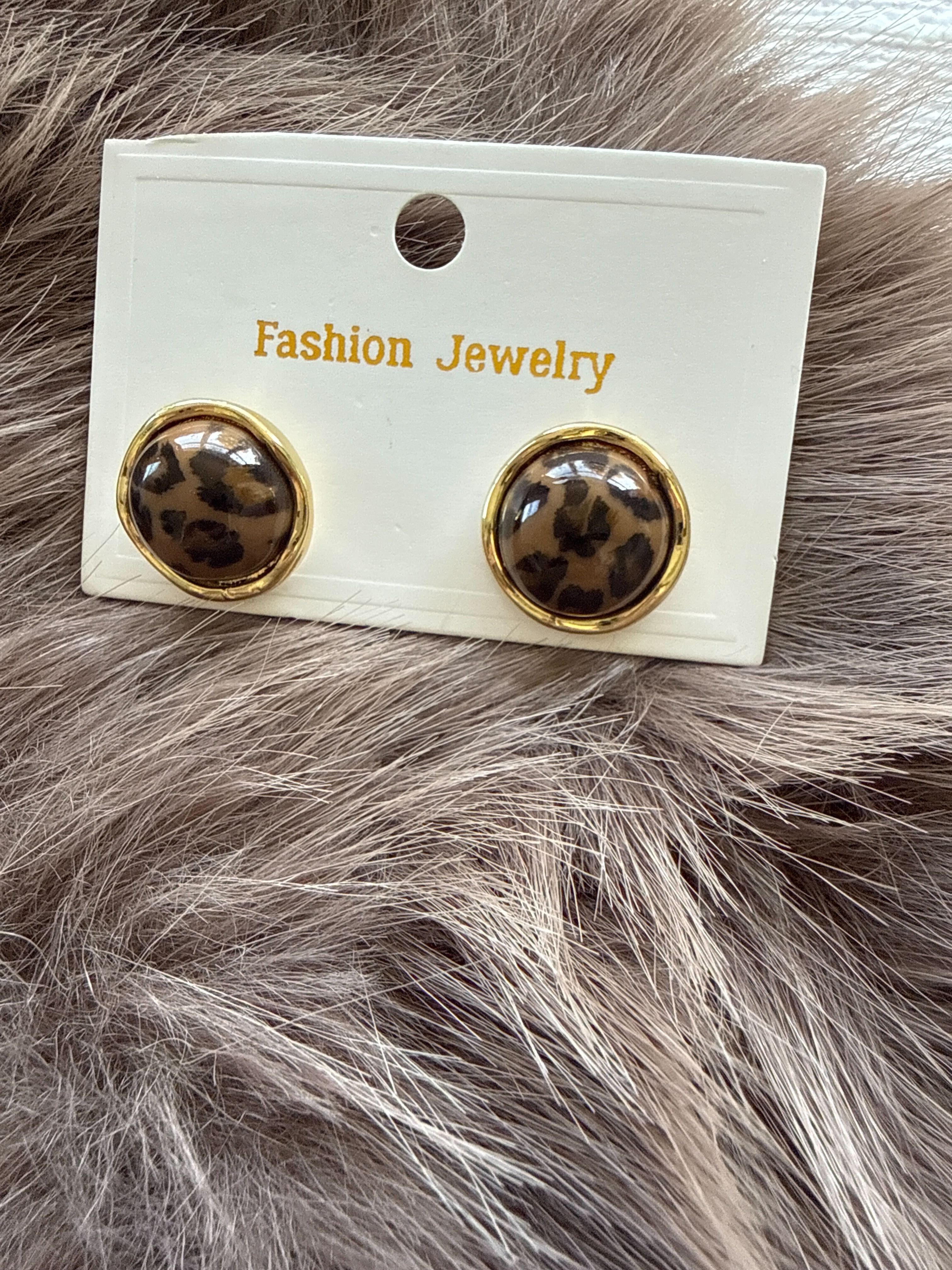 Boucles d'oreilles (Léopard)