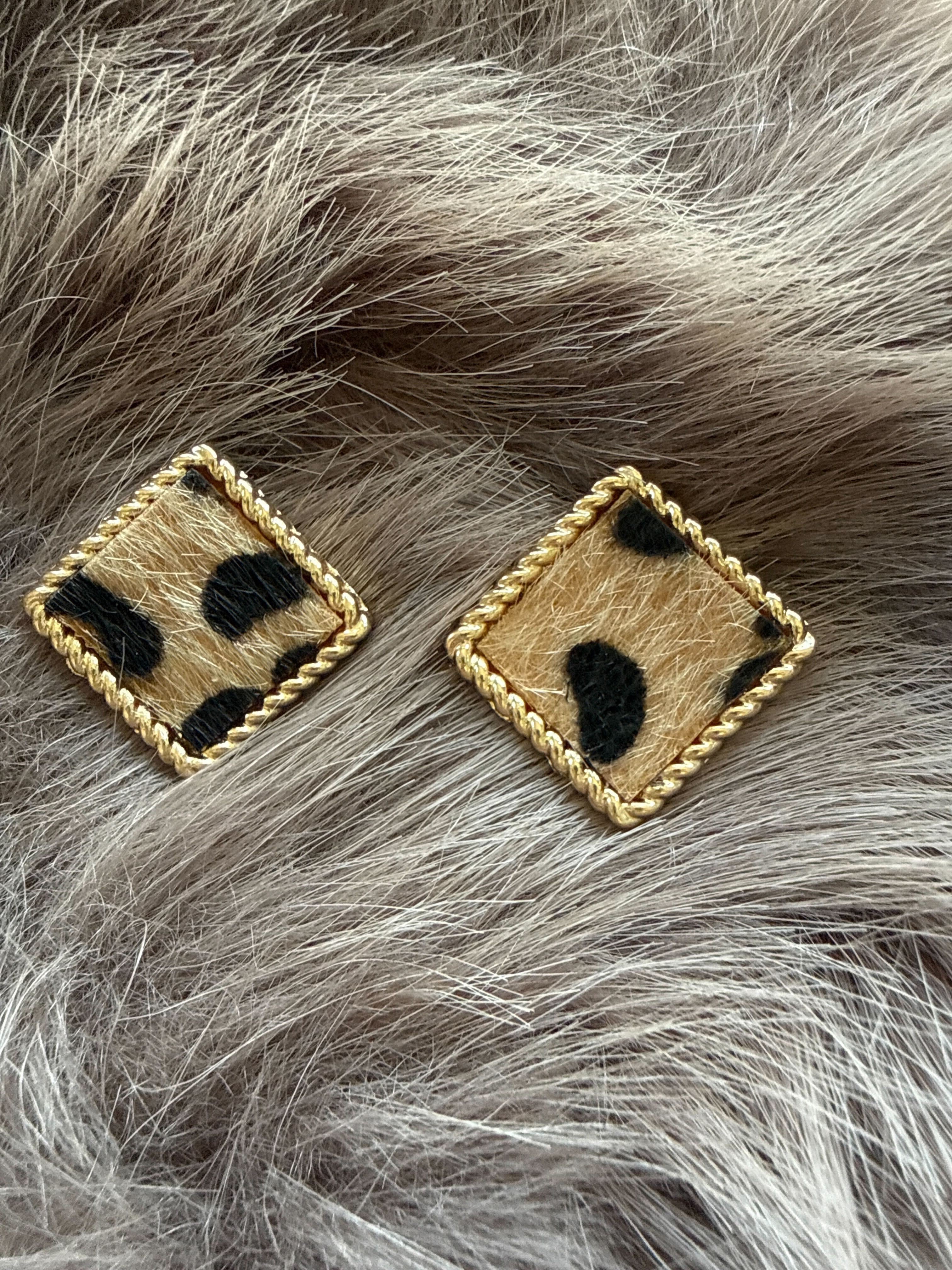 Boucles d'oreilles (Léopard)