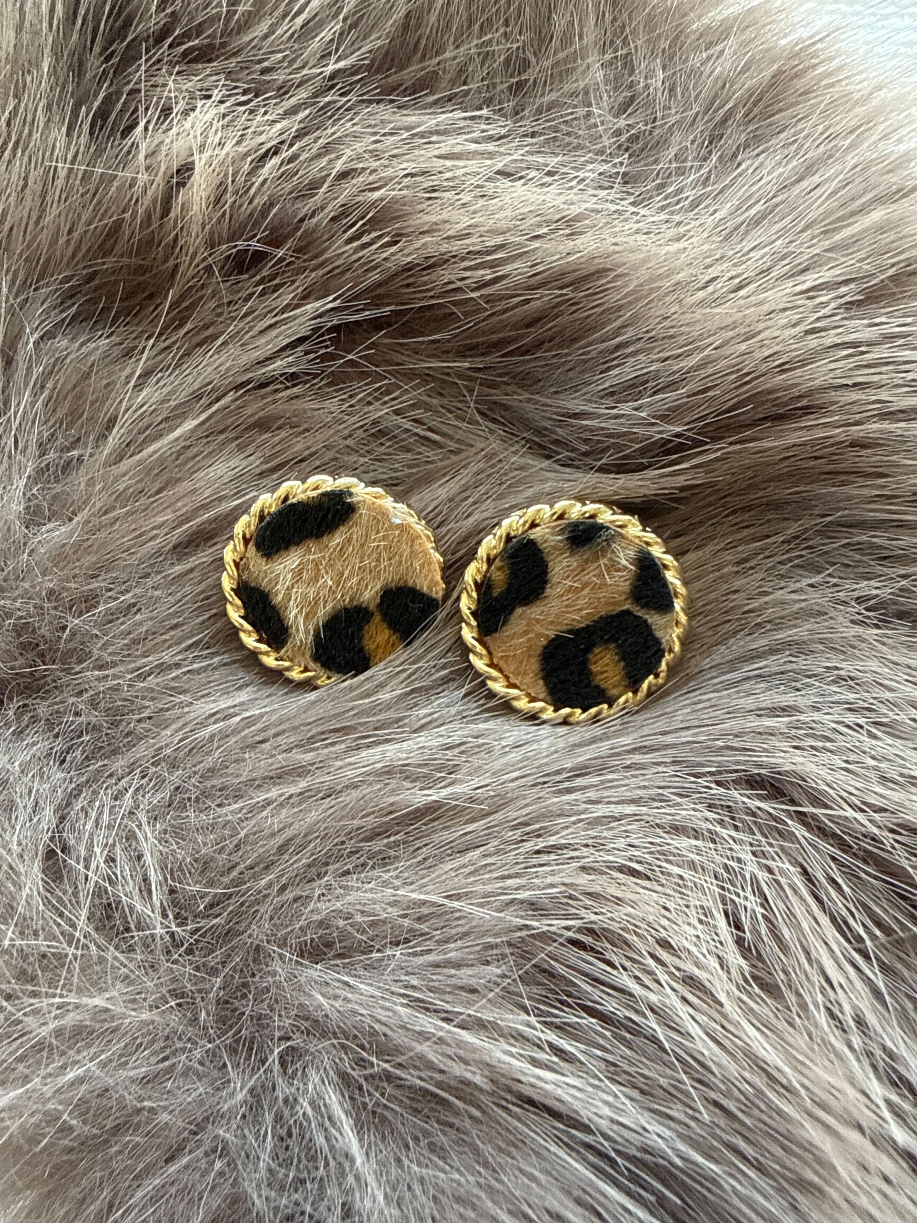 Boucles d'oreilles (Léopard)