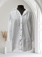 Blouse à capuchon (avec broderie au dos)