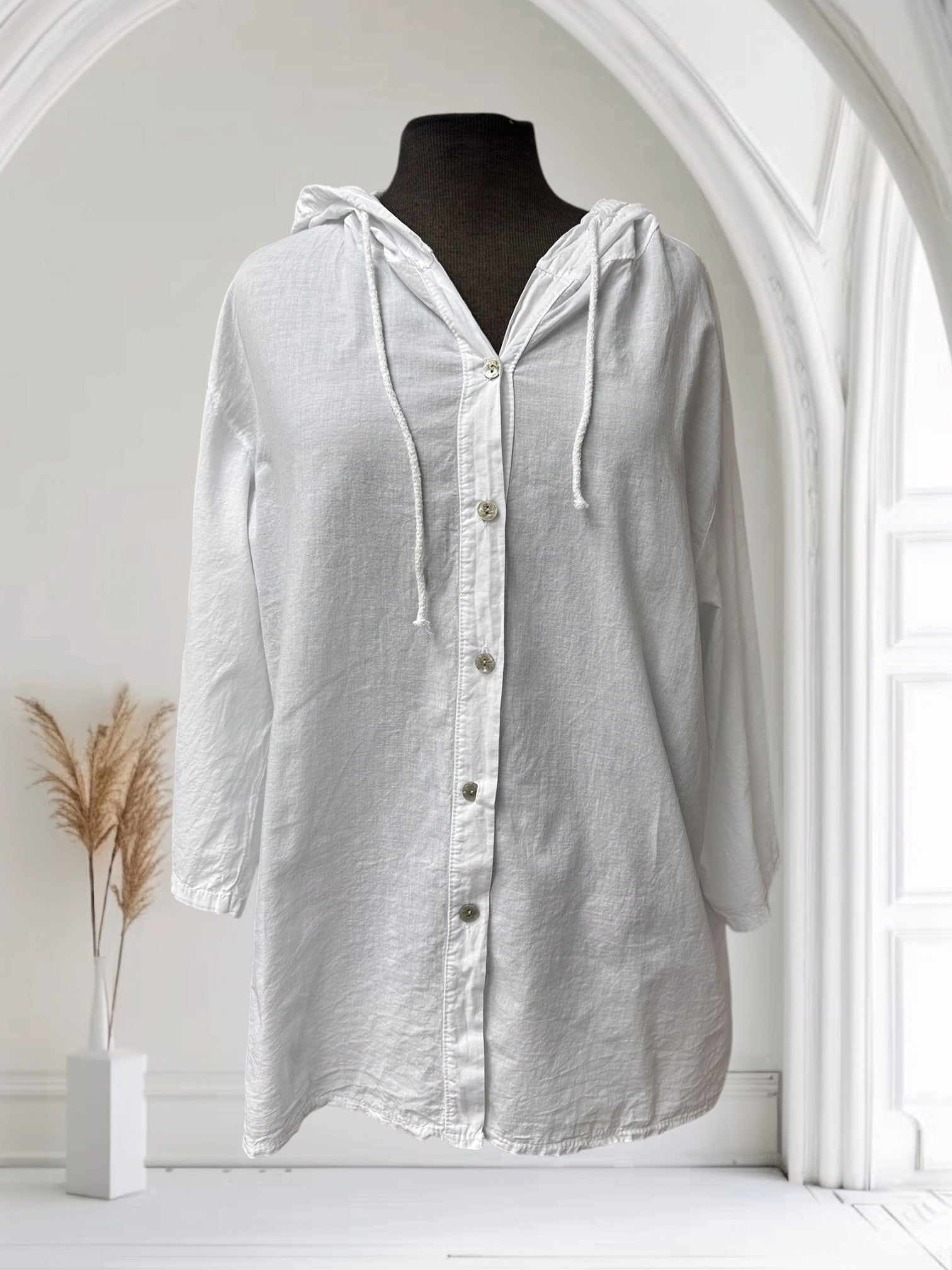 Blouse à capuchon (avec broderie au dos)