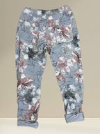 Pantalon (Fleurs Lamées)